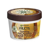 Garnier Fructis Hair Food Macadamia, gladmakend masker voor droog en weerbarstig haar, 400 ml