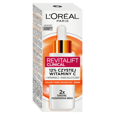 L Oreal Paris Revitalift Clinical Brightening Serum mit 12% reiner Vitamin C, 30 ml