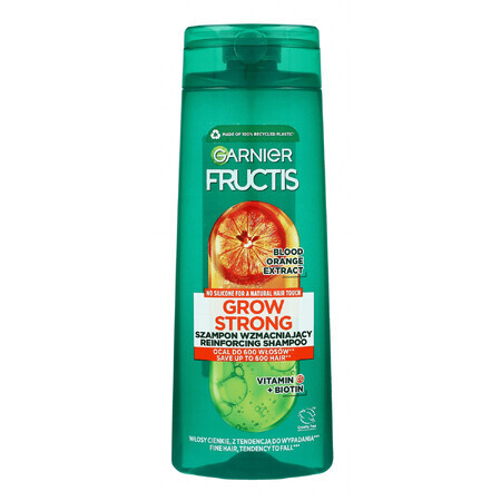 Garnier Fructis Grow Strong, shampooing fortifiant pour cheveux fins sujets à la chute, 400 ml