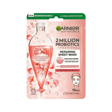 Garnier Maschera Rigenerante Frazioni Probiotiche 2 Milioni, 22g