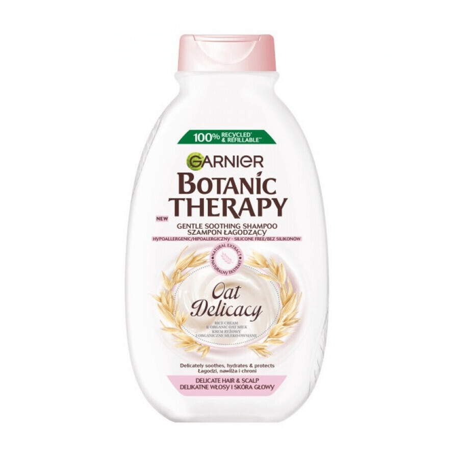 Garnier Botanic Therapy Oat Delicacy, verzachtende haarshampoo, hypoallergeen, 400 ml