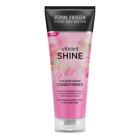 John Frieda Vibrant Shine, haarconditioner die glans toevoegt, 250 ml