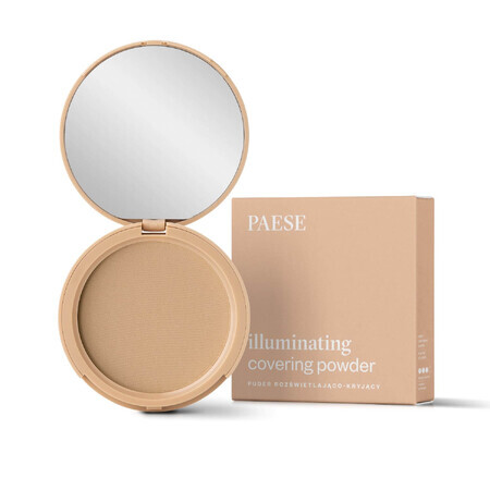 Paese, poudre éclairante et couvrante, 1C beige chaud, 9 g