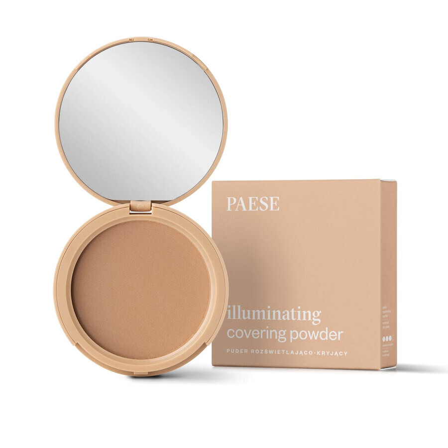 Paese, poudre éclairante et couvrante, bronzage 4C, 9 g