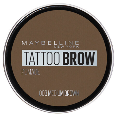 Maybelline Tattoo Brow, wenkbrauwpommade, 03 Medium Brown, 3,5 ml