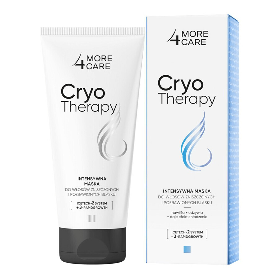 Meer 4 Care Cryotherapie, intensief masker voor beschadigd en dof haar, 200 ml