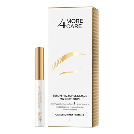 More 4 Care, ser pentru creșterea sprâncenelor, 3 ml