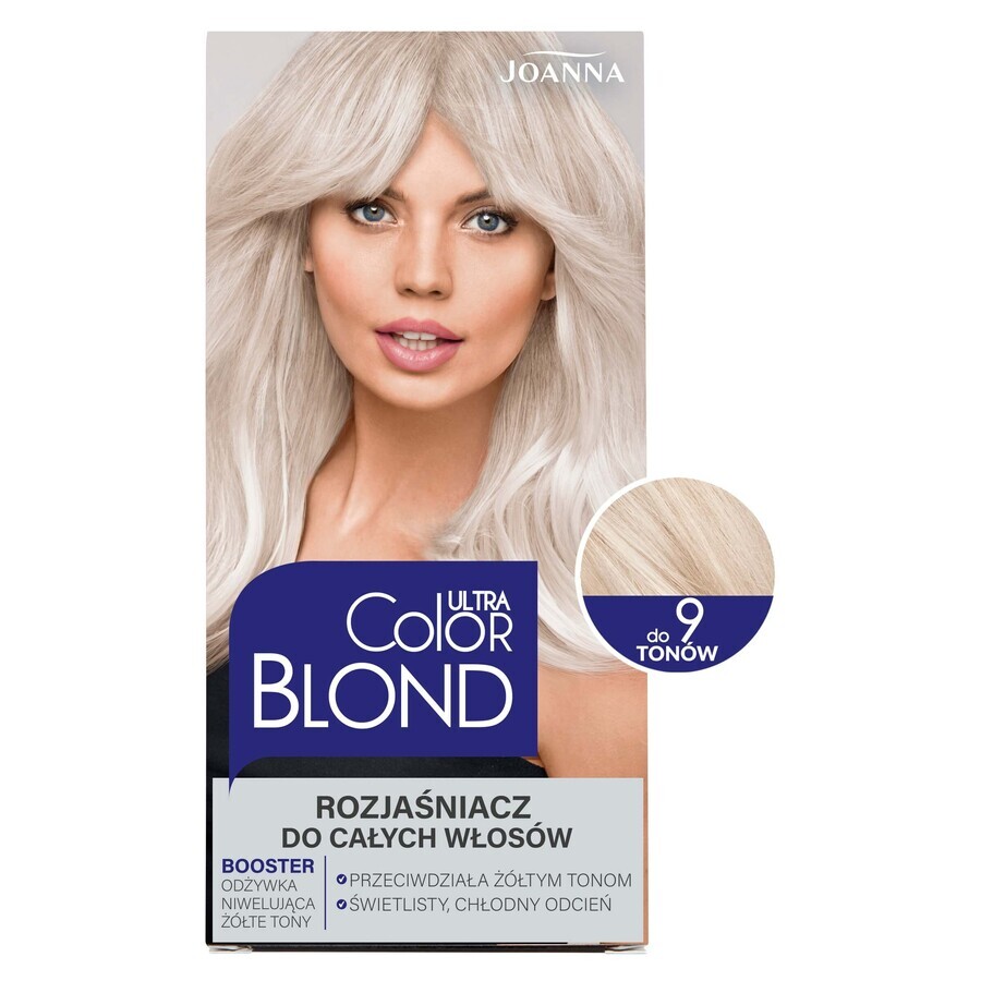 Joanna Ultra Color Blond, glansmiddel voor heel haar tot 9 tinten, 1 stuk