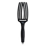 Olivia Garden, Finger Brush Combo Medium, haarborstel met natuurlijke varkensharen, maat M, 1 stuk