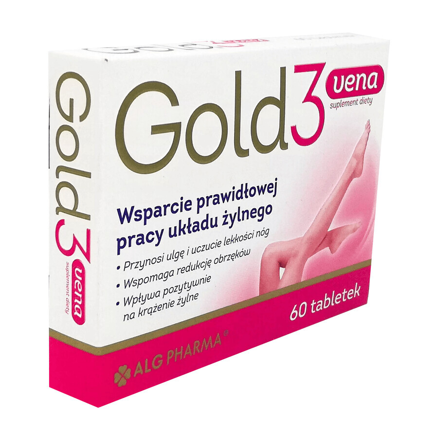 Gold3vena, 60 capsules