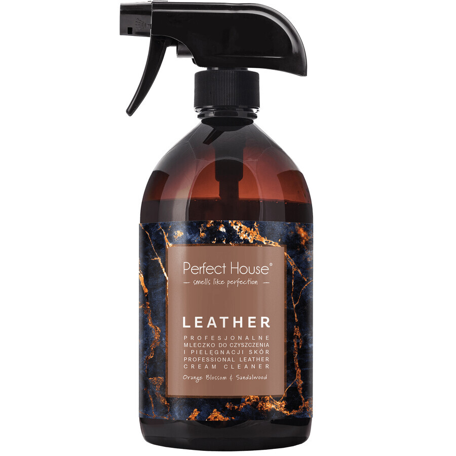 Perfect House Leather, care and cleaning milk for natural and synthetic leather, 480 ml