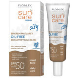 Flos-Lek Sun Care Derma City, BB matterende crème, SPF 50+, 30 ml