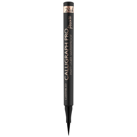 Catrice Calligraph Pro Precise 24h, waterproof eyeliner, mat, nr. 010 zwart, 1,2 ml