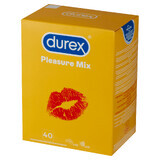 Durex Pleasure, condoomset, 40 stuks