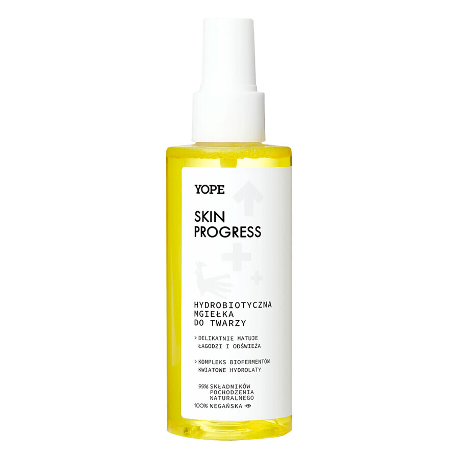 Yope Skin Progress, hydrobiotische gezichtsmist, 150 ml