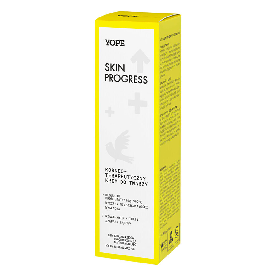 Yope Skin Progress, crème visage cornéothérapeutique, 50 ml