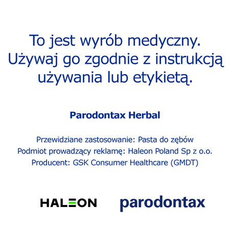 Parodontax Herbal Fresh, tandpasta, 75 ml