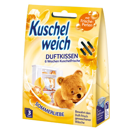 Kuschelweich, bolsitas perfumadas, Sommerliebe, 3 piezas