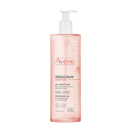 Avene Xeracalm Nutrition cleansing gel, 750 ml