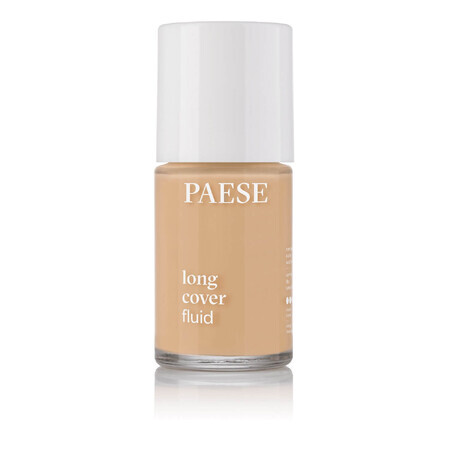 Paese Long Cover Fluid, fond de teint couvrant, 2,5 Warm Beige, 30 ml