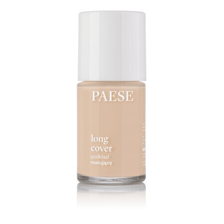 Paese Long Cover, fond de ten matifiant, 03M Natural, 30 ml