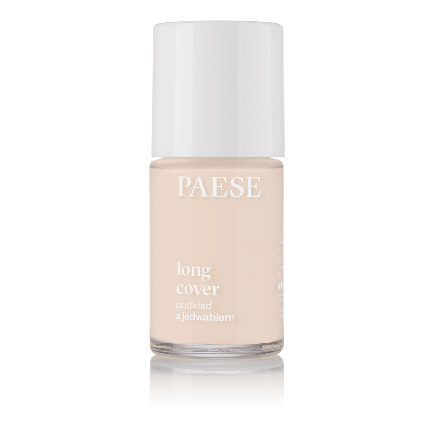 Paese Long Cover, fond de ten cu mătase, 01N Porcelain, 30 ml