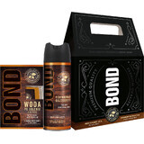 Set Bond Tobacco, Whiskey and Cedar, aftershave, 100ml + deodorant, 150ml