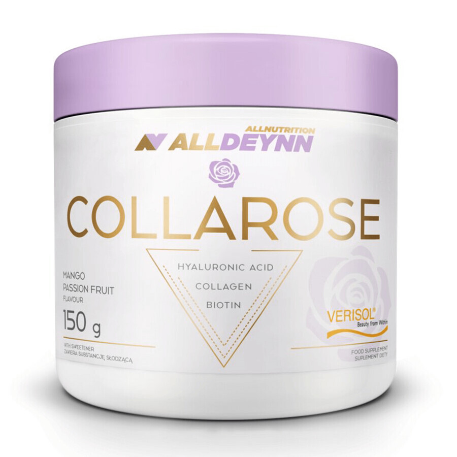 Allnutrition Alldeynn CollaRose, mango-passievrucht smaak, 150 g