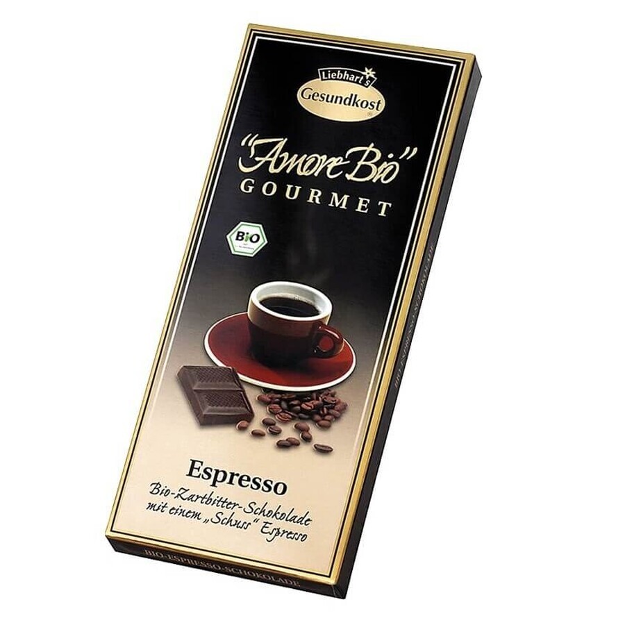 Bittere chocolade espresso 55% cacao, 100g, Pronat