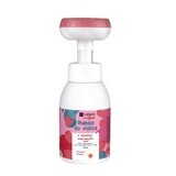 HiSkin For Kids, hand- en lichaamswasschuim, framboos, 300 ml