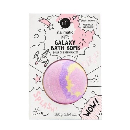 Nailmatic Kids Galaxy, bath bomb, voor kinderen, Supernova, 160 g