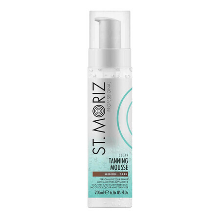 St. Moriz Professional, kleurloze zelfbruinende mousse, medium donker, 200 ml