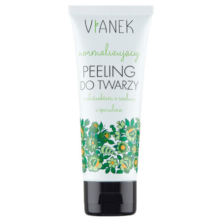 Vianek, normaliserende gezichtspeeling, acne-gevoelige huid, 75 ml