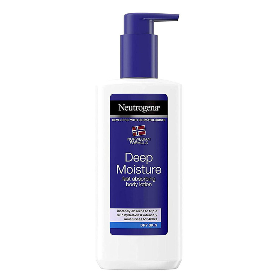 Neutrogena Norwegian Formula, Deep Moisture, diep hydraterende lichaamsemulsie, 400 ml