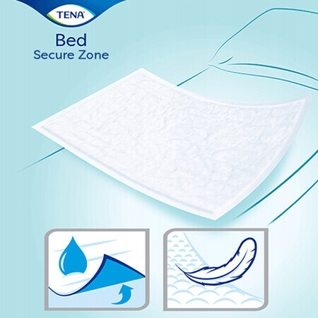 Tena Bed, absorberende kussens, Plus, 60 cm x 90 cm, 30 stuks