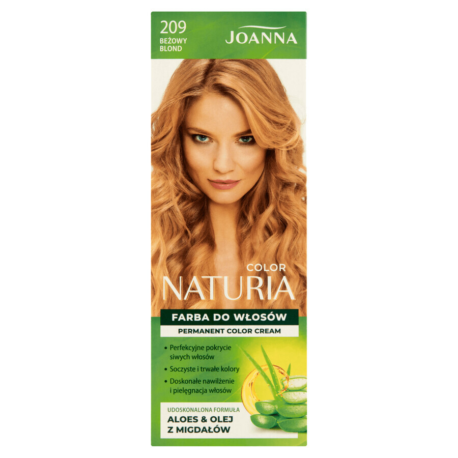 Joanna Naturia Color, hair dye, 209 beige blonde