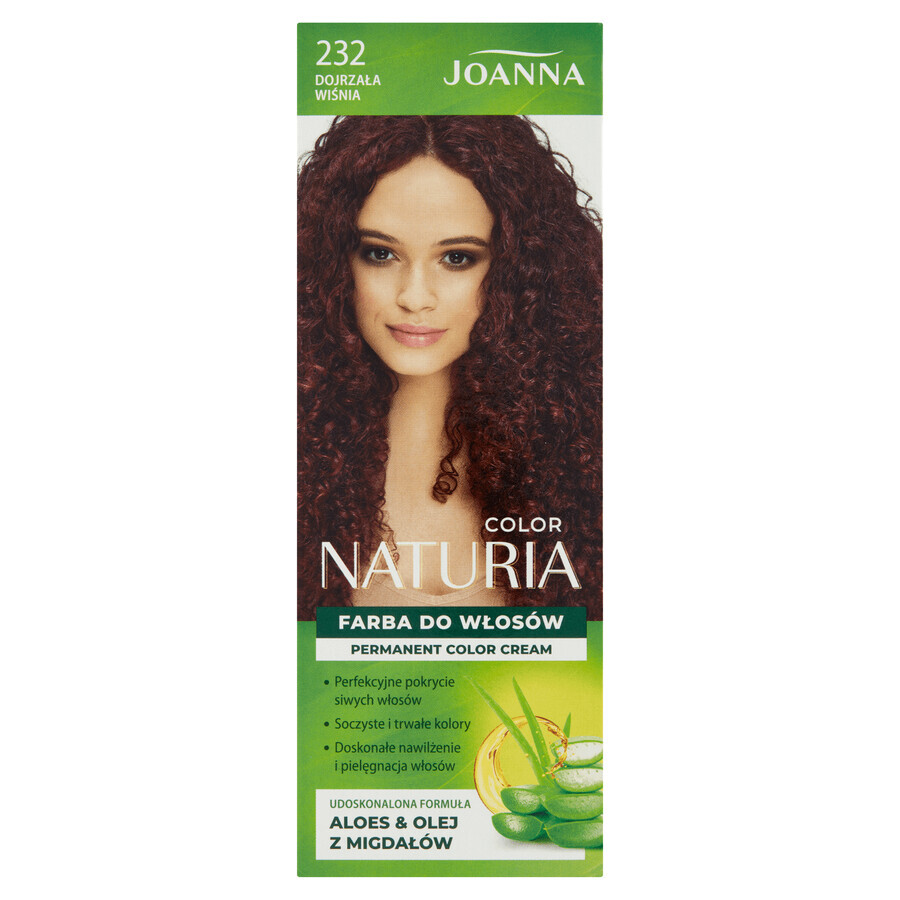 Joanna Naturia Color, haarverf, 232 rijpe kers