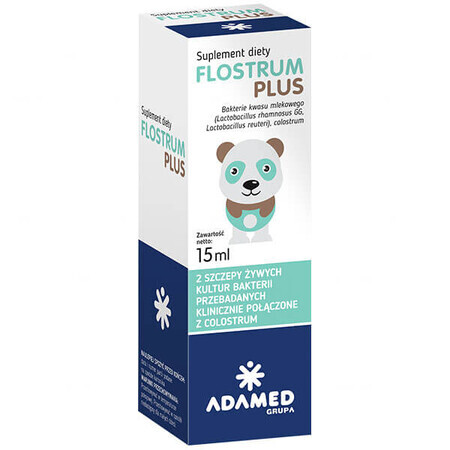 Flostrum Plus, druppels voor kinderen vanaf 6 maanden, 15 ml