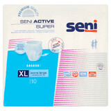 Seni Active Super, calzoncillos absorbentes, talla XL, 120-160 cm, 10 unidades