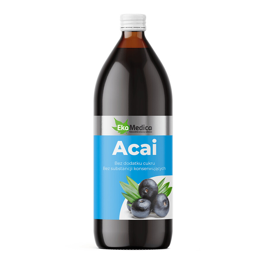 100% Bio Acai Saft von EkaMedica, 500 ml