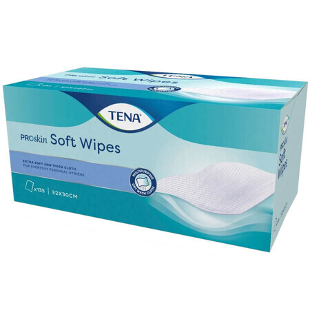 Tena Soft Wipes ProSkin, lingettes nettoyantes, 135 pièces