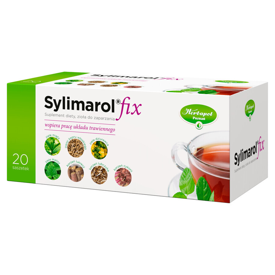 Herbapol Sylimarol Fix, herbs for brewing, 20 sachets