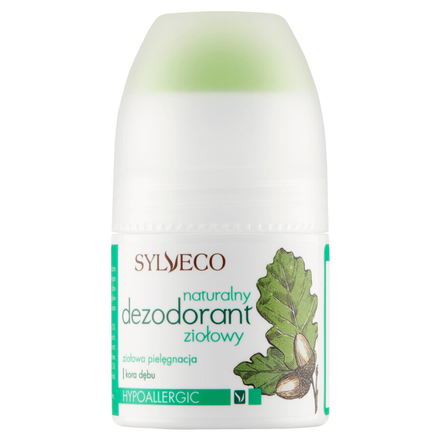 Sylveco, déodorant naturel aux herbes, roll-on, 50 ml