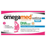 Omegamed Optima Start DHA met algen voor vrouwen die zwanger willen worden en in de eerste maanden van de zwangerschap, 30 capsules