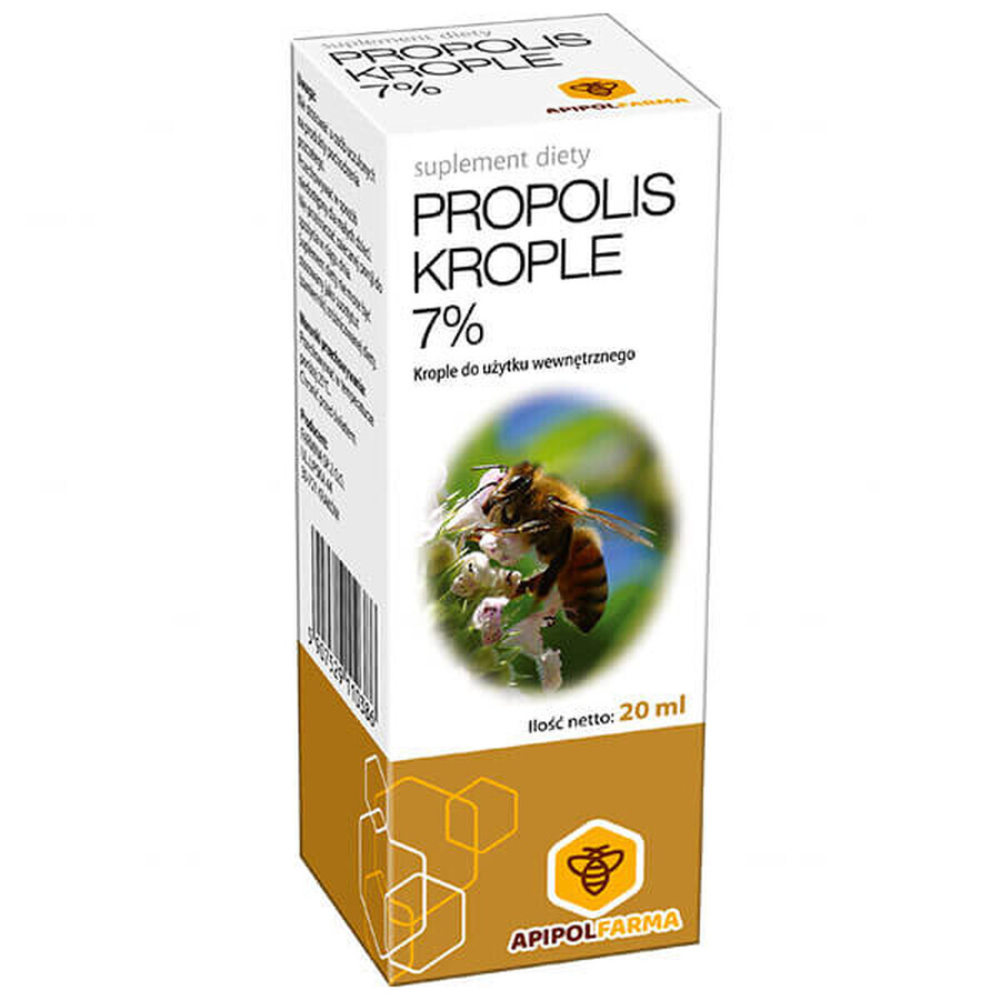 Propolis gouttes 7%, 20 ml