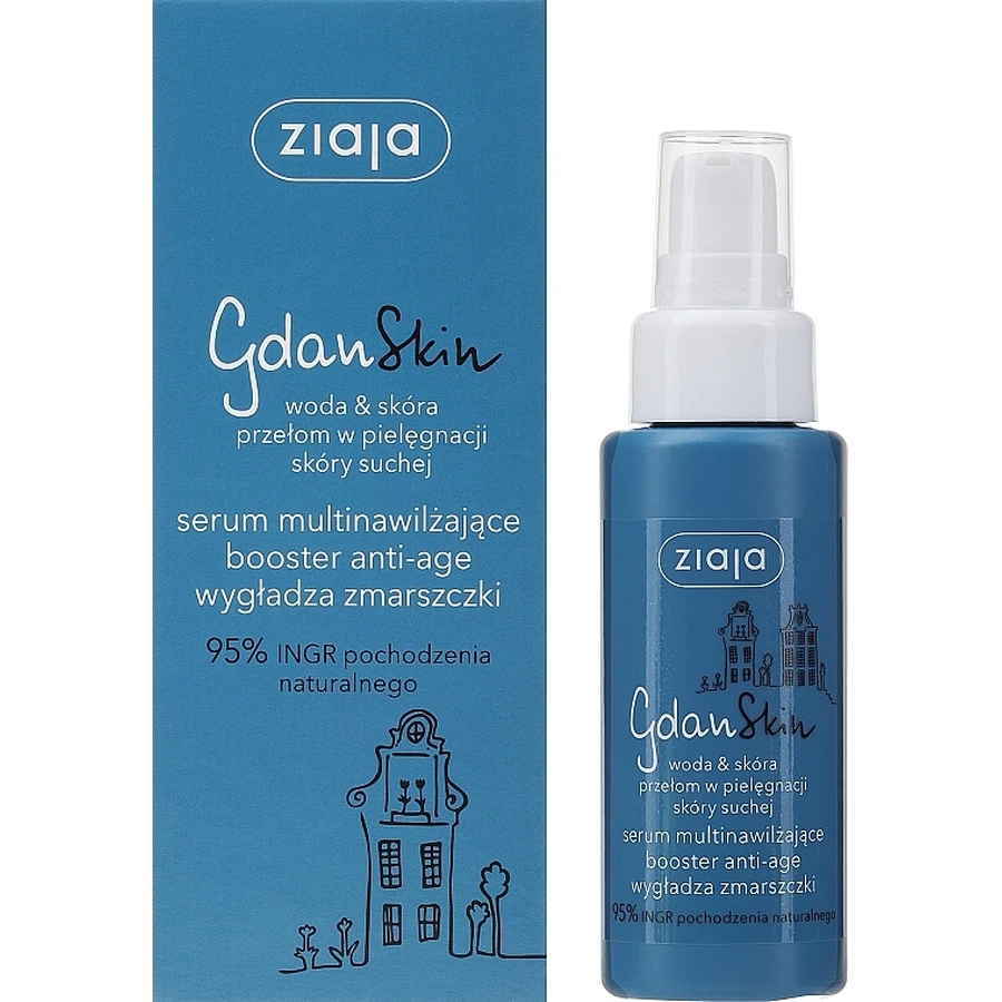 Ziaja GdanSkin, multi-hydraterend serum, anti-age booster, 50 ml