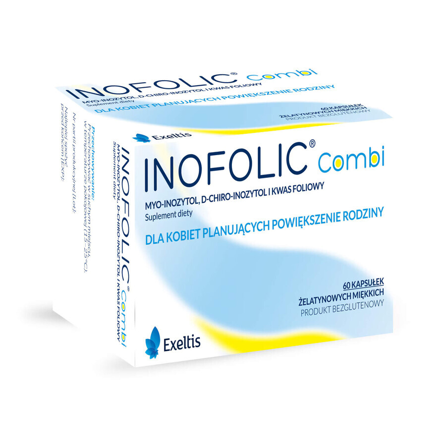 Inofolic Combi, 60 zachte capsules