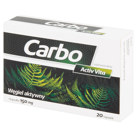 CarboActiv Vita, 20 capsules