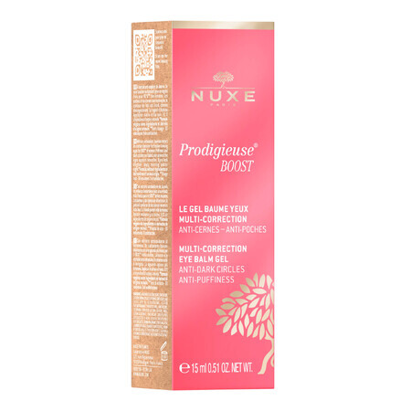 Nuxe Prodigieuse Boost, gel eye balm, 15 ml