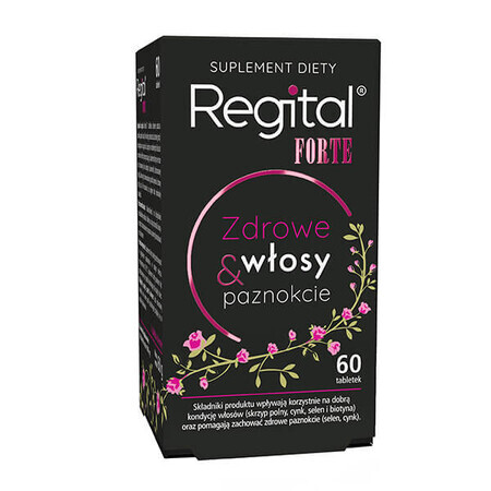 Regital Forte, Gezond haar en nagels, 60 tabletten